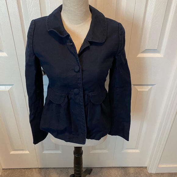 J. Crew Jackets & Blazers - J Crew linen blend jacket size 2